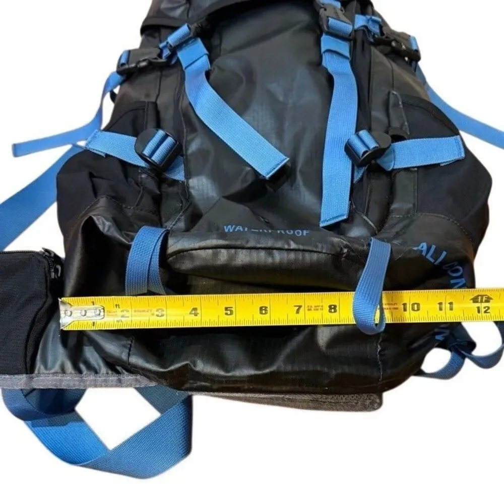 L.L. Bean All Conditions Daypack Hiking Backpack Waterproof 24L Black Blue